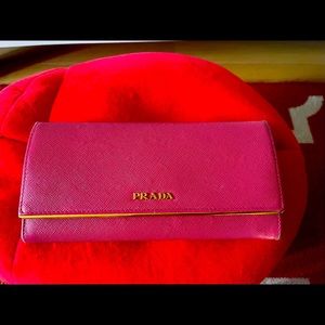 Authentic Prada Safiano Wallet